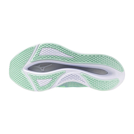 Mizuno Wave Rebellion Flash 2 chaussures de course femme semelle - Neo Mint / White