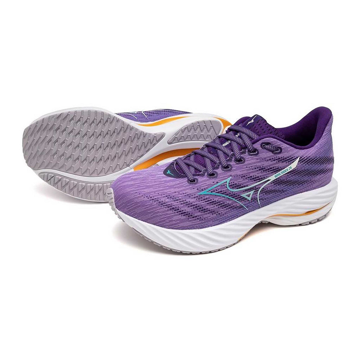 Mizuno Wave Rider 28 chaussures de course à pied pour femme paire - Paisley Purple / Ceramic