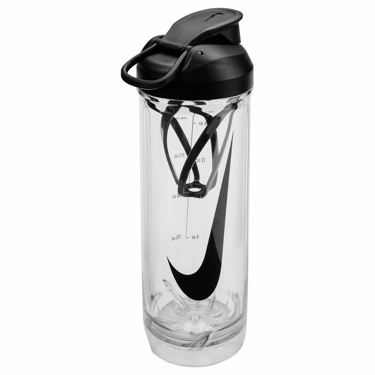 Nike TR Recharge Shaker Bottle 2.0 24 oz - Clear / Black / Black