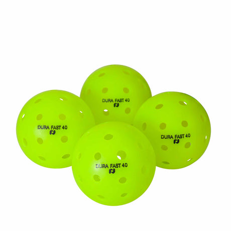 Onix Dura Fast-40 Pickleballs - Ensemble de 4 - Neon