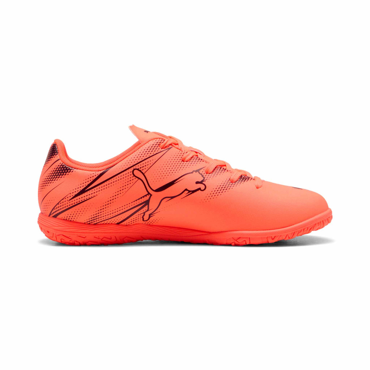 Puma Attacanto IT Youth Indoor Soccer Shoes - Glowing Red / Puma Black