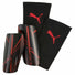 Puma Attacanto Sleeve Shinguards - Black / Glowing Red