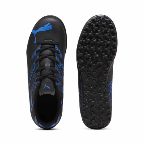 Puma Attacanto TT junior chaussures de soccer pour gazon synthétique - Puma Black / Bluemazing