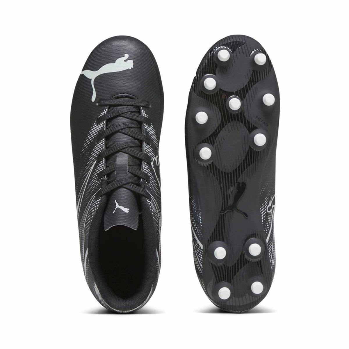 Puma black 2024 shoes soccer