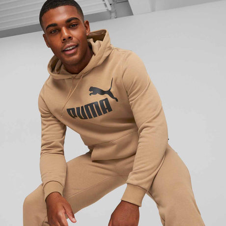 Puma Essential Big Logo Hoodie FL sweatshirt à capuchon molletonné pour homme - Toasted