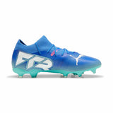 Puma Future 7 Match FG/AG chaussures de soccer à crampons - Bluemazing / Puma White / Electric Peppermint