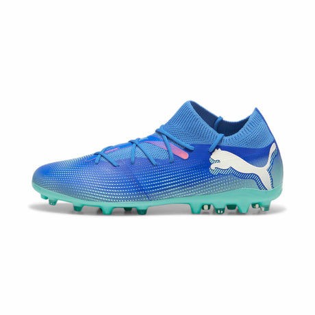 Puma Future 7 Match MG chaussures de soccer multi-crampons - Bluemazing / Puma White / Electric Peppermint