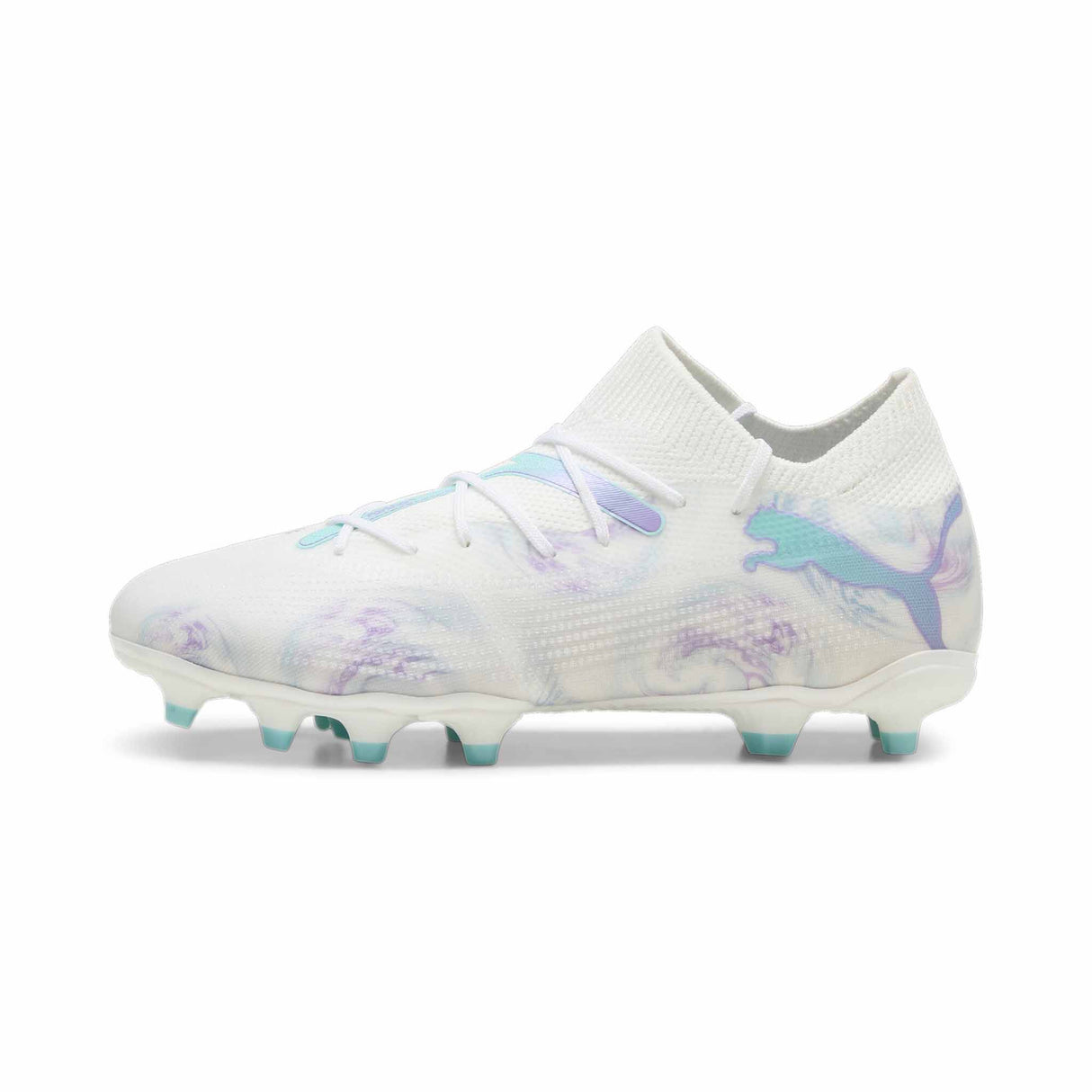 Puma Future 7 Match Brilliance FG/AG Wn's chaussures de soccer a crampons pour femme - Puma White / Spring Lavender