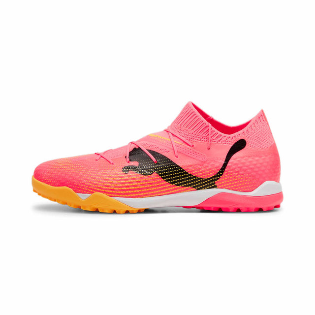 Puma Future 7 Pro Cage Turf Soccer Shoes - Sunset Glow / PUMA Black / Sun Stream