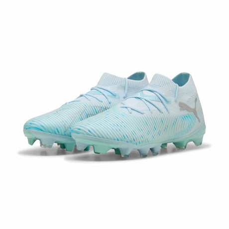 Puma Future 8 Match Light Up FG/AG souliers de soccer femme paire - Blue Aqua / White / Lapis Lazuli