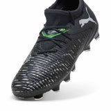 Puma Future 8 Match JR FG/AG Soccer Cleats pointe - Puma Black / Puma Silver / Fluo Green