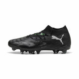 Puma Future 8 Match FG/AG Soccer Cleats - Puma Black / Puma Silver / Fluo Green