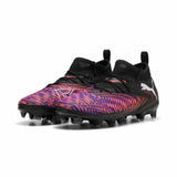 Puma Future 8 Match JR FG/AG Soccer Cleats - Puma Black / Puma White / Glowing Red