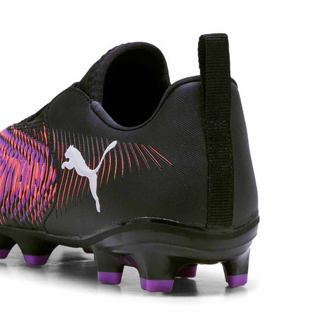 Puma Future 8 Match LL FG/AG souliers de soccer à crampons junior talon - Puma Black / Puma White / Glowing Red