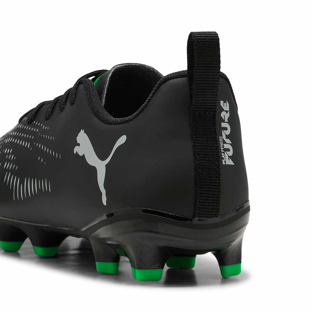 Puma Future 8 Play JR FG/AG Soccer Cleats talon - Puma Black / Puma Silver / Fluo Green