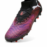 Puma Future 8 Pro MG chaussures de soccer multi-crampons pointe - Puma Black / Puma White / Glowing Red