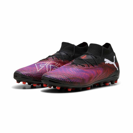 Puma Future 8 Pro MG chaussures de soccer multi-crampons paire - Puma Black / Puma White / Glowing Red