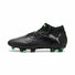 Puma Future 8 Ultimate FG/AG Soccer Cleats - Puma Black / Puma Silver / Fluo Green