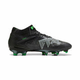 Puma Future 8 Ultimate FG/AG Soccer Cleats lateral - Puma Black / Puma Silver / Fluo Green