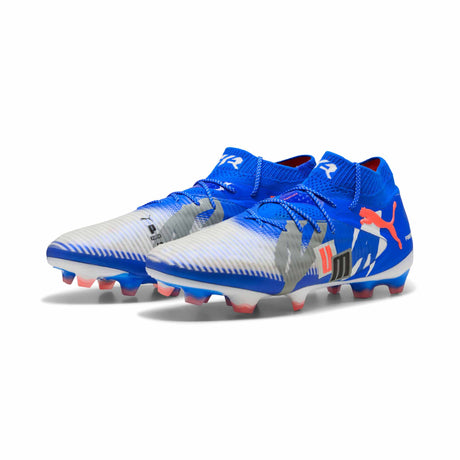 Puma Future Ultimate Forever FG/AG Soccer Cleats - Puma White / Ultra Blue