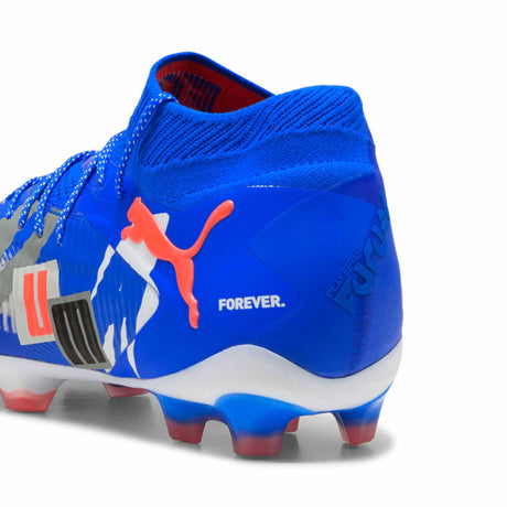 Puma Future Ultimate Forever FG/AG Soccer Cleats - Puma White / Ultra Blue