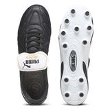 Puma King Top FG/AG souliers de soccer à crampons pour adultes paire - noir / blanc