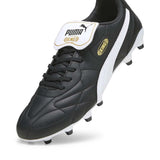 Puma King Top FG/AG souliers de soccer à crampons pour adultes details- noir / blanc