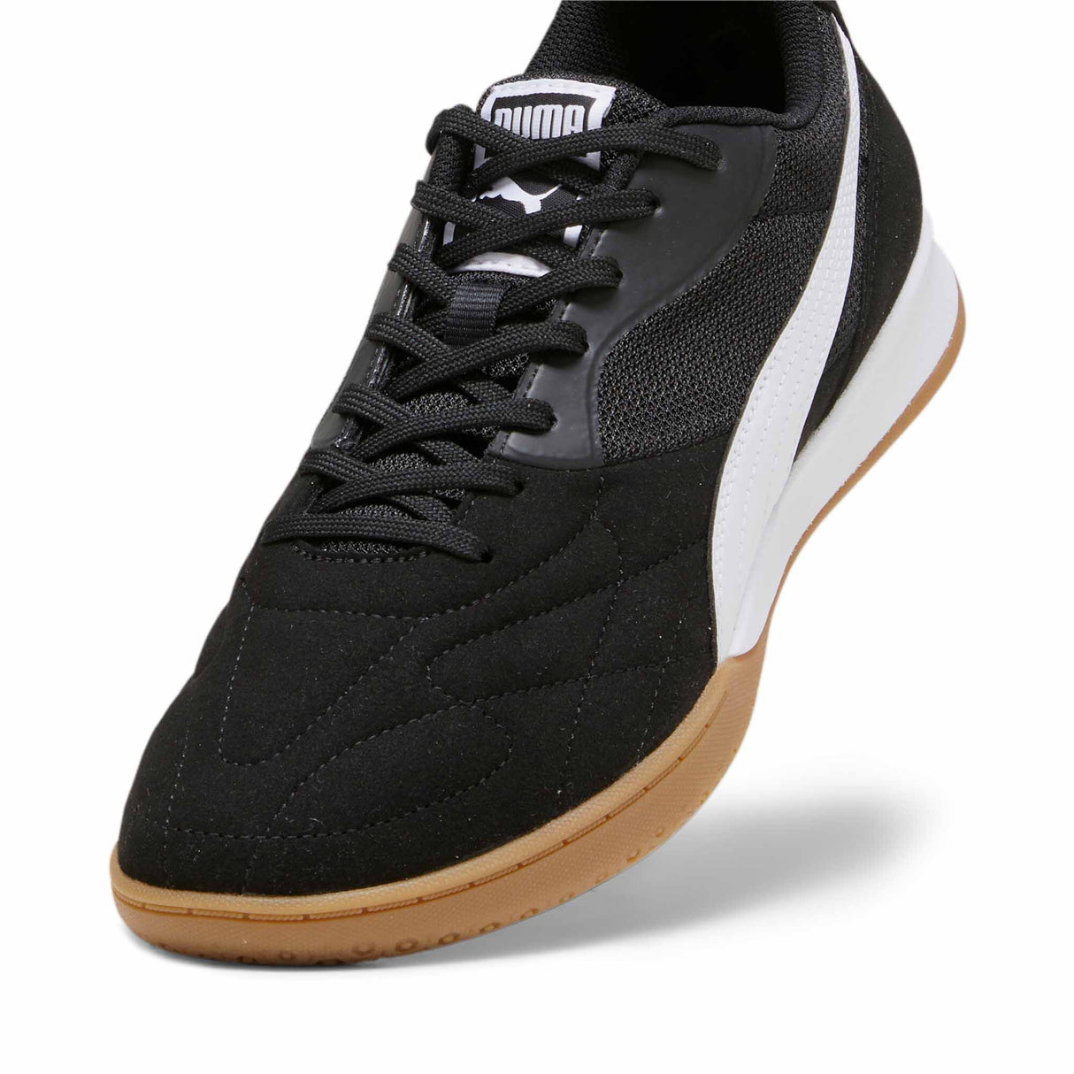 Puma King Top It Indoor Soccer Shoes - Puma Black / Puma White