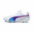 Puma King Ultimate FG/AG chaussures de soccer - Puma White / Bluemazing