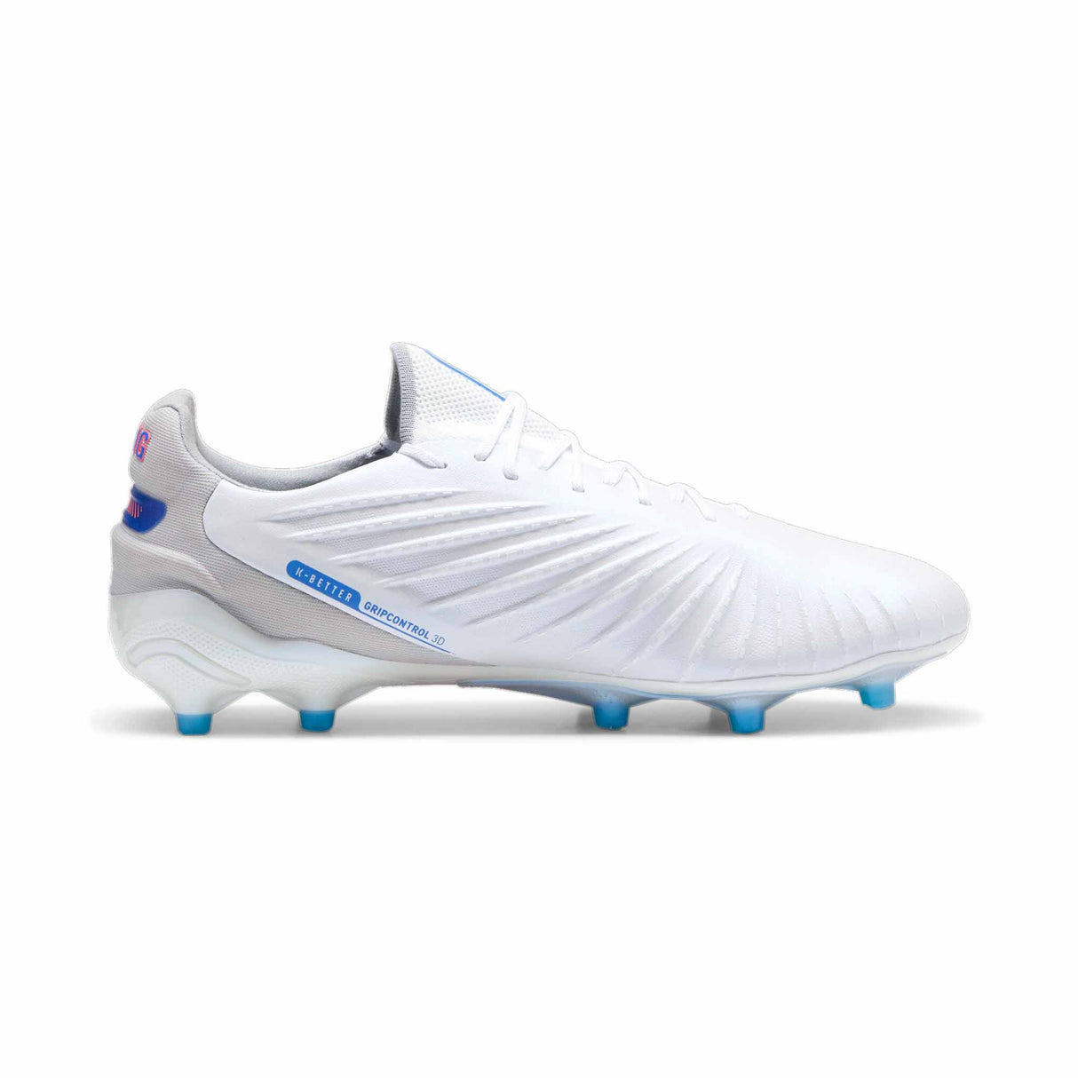 Puma King Ultimate FG/AG chaussures de soccer - Puma White / Bluemazing