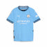 Maillot Manchester City FC domicile 24/25 Replica officiel Puma pour enfants - Team Light Blue / Marine Blue