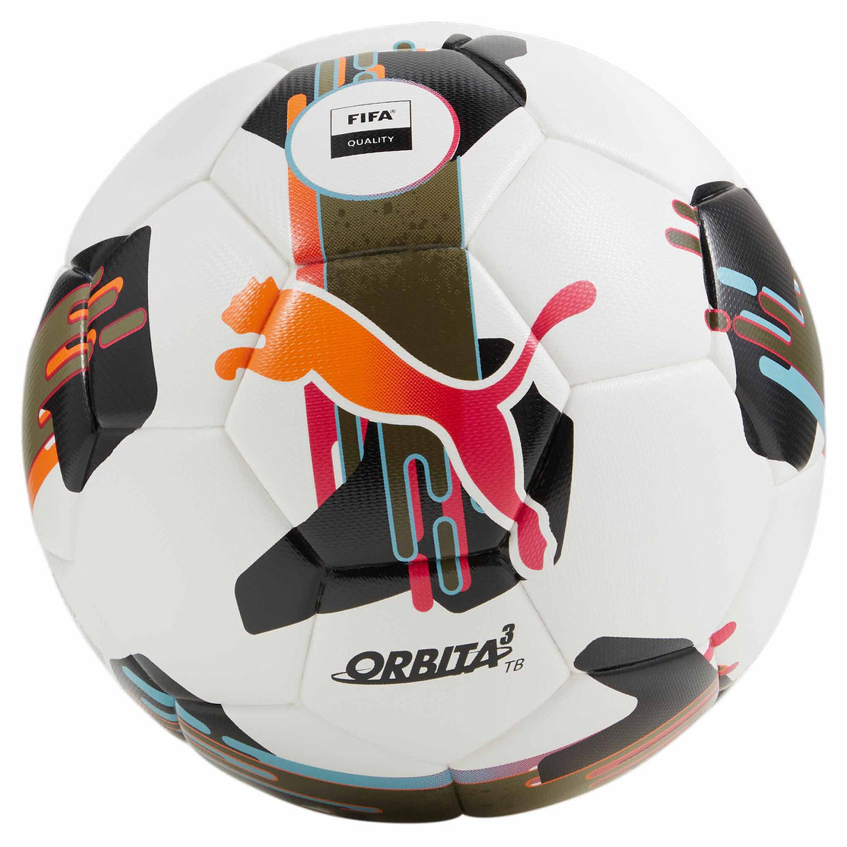 Puma Orbita 3 TB Ballon de soccer de match - Puma White / Multicolor