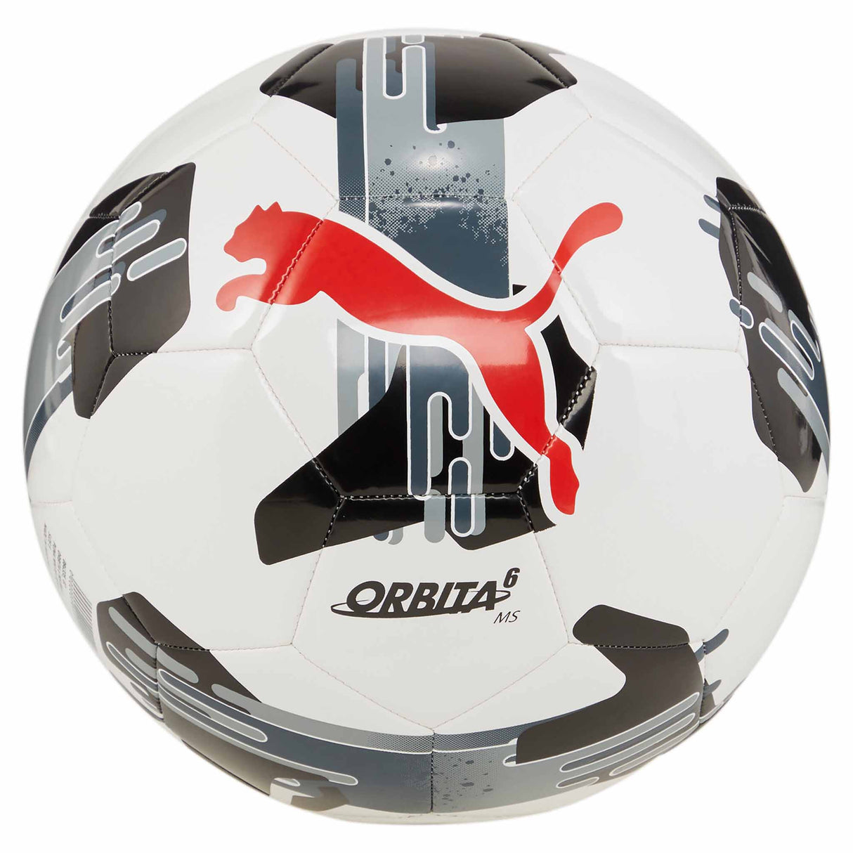 Puma Orbita 6 MS Soccer Ball - Puma White / Puma Black