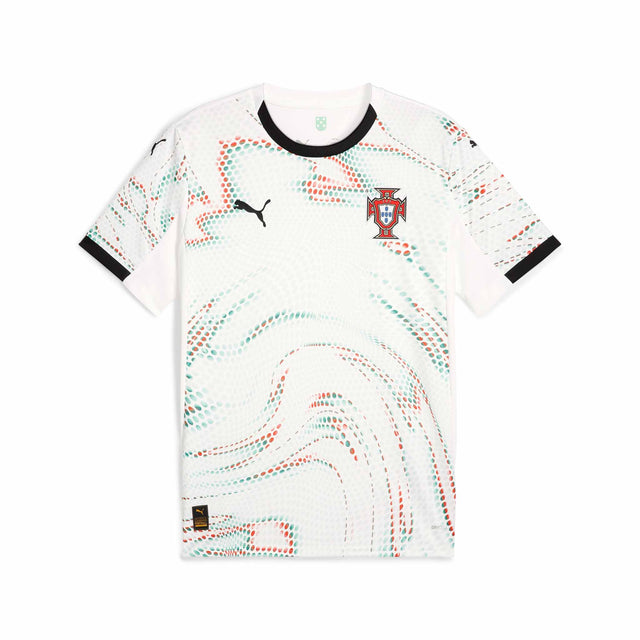 Puma Portugal FPF Youth Away 2025 Jersey - Puma White / Puma Black