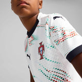 Puma Portugal FPF Youth Away 2025 Jersey - Puma White / Puma Black