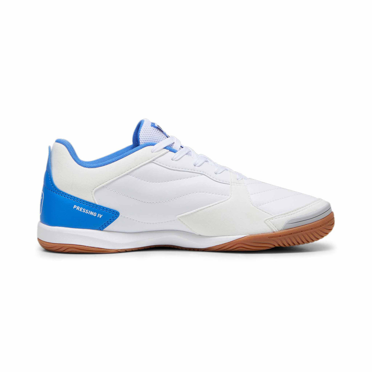 Puma Pressing IV chaussures de soccer intérieur futsal - Puma White / Blue