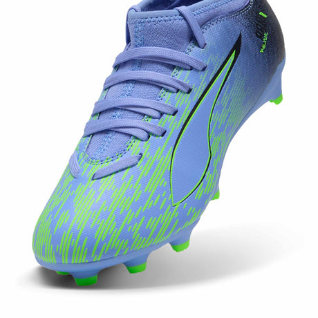 Puma Ultra 5 Match Chasing The Dream FG/AG Junior Soccer Cleats - Purple / Green Glare / Black