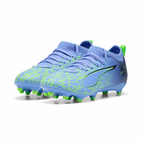 Puma Ultra 5 Match Chasing The Dream FG/AG Junior Soccer Cleats - Purple / Green Glare / Black