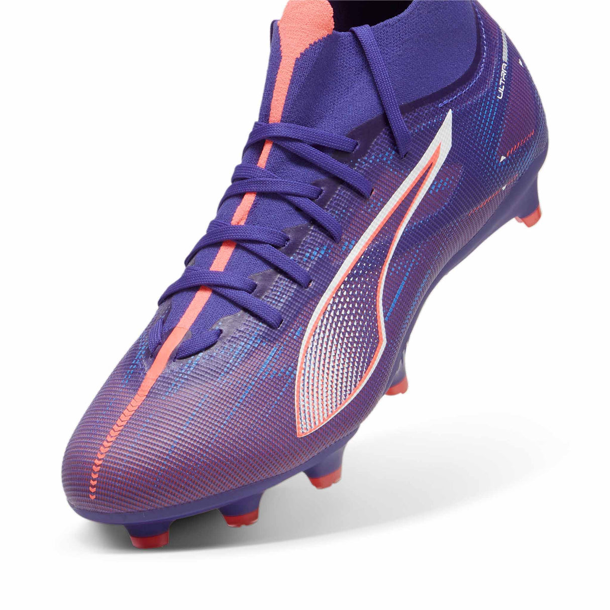 Puma Ultra 5 Match+ FG/AG chaussures de soccer - Lapis Lazuli / Puma White / Sunset Glow