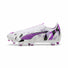 Puma Ultra 5 Match Forever FG/AG Soccer Cleats - White / Magenta / Black