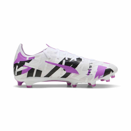 Puma Ultra 5 Match Forever FG/AG Soccer Cleats - White / Magenta / Black