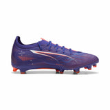 Puma Ultra 5 Pro FG/AG chaussures de soccer a crampons - Lapis Lazuli / Puma White / Sunset Glow