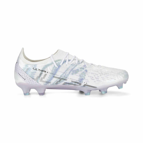 Puma Ultra Ultimate Brilliance Women's Soccer Cleats - Puma White / Puma Black / Lavender Print