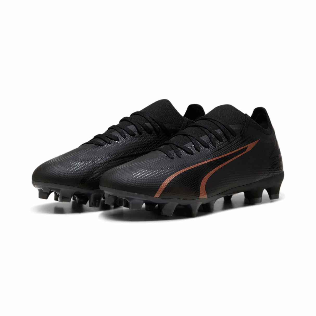 Puma Ultra Match FG/AG Soccer Cleats - Puma Black / Copper