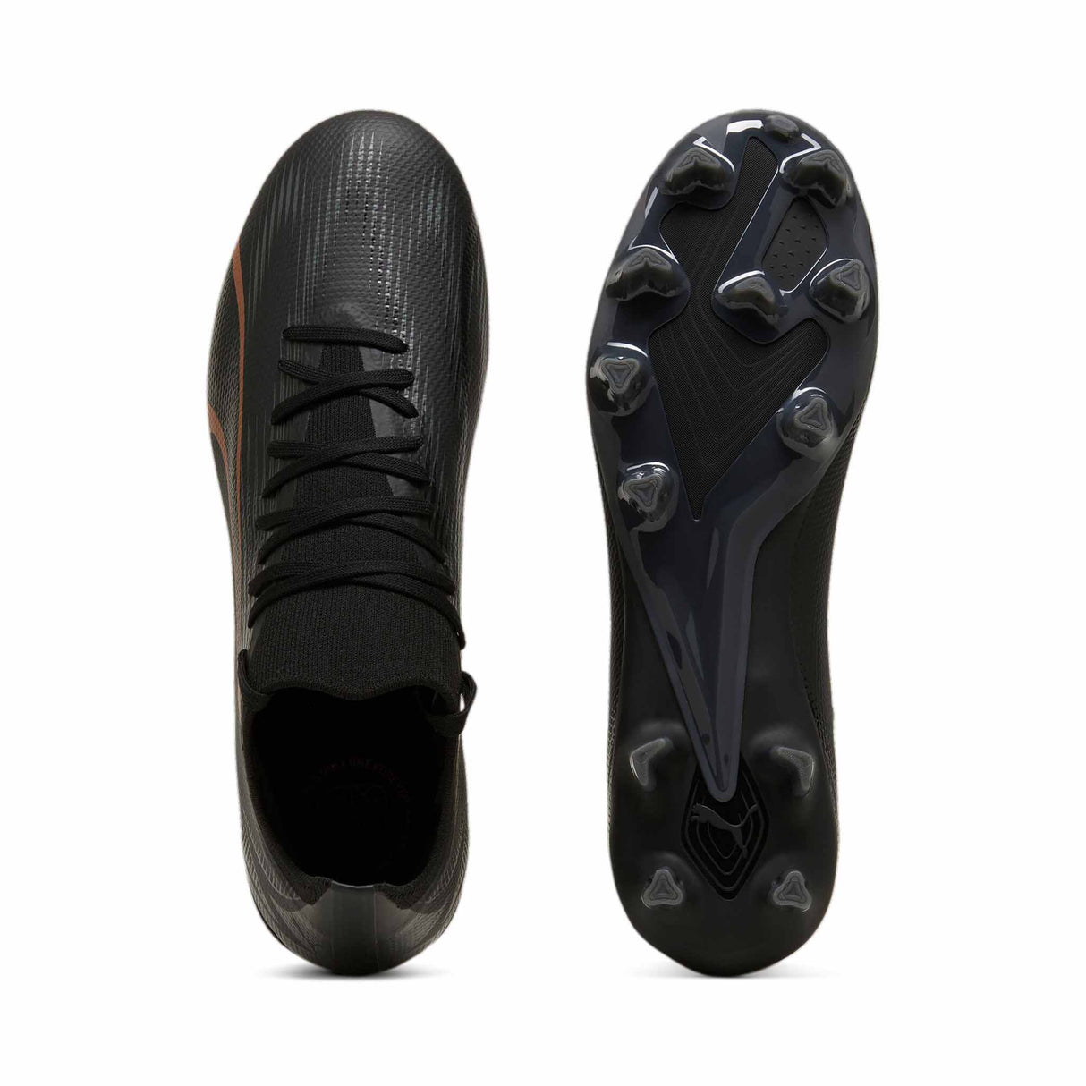 Puma Ultra Match FG/AG Soccer Cleats - Puma Black / Copper