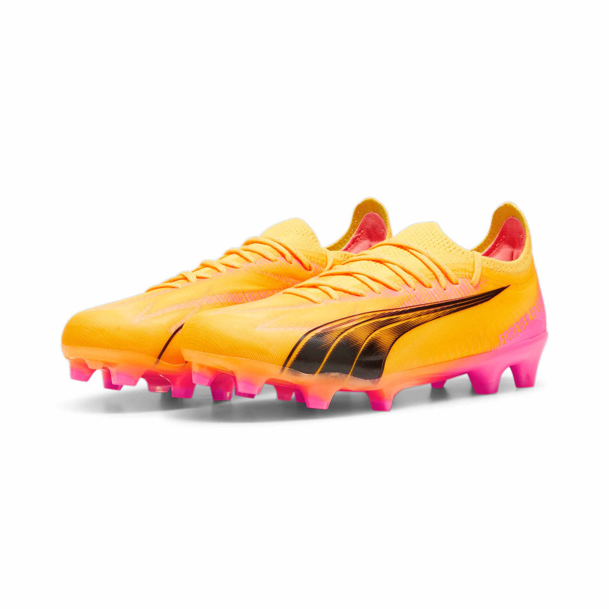 Puma Ultra Ultimate Women's FG/AG Soccer Cleats - Sunblaze / Puma Black / Sunset Glow