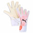 Puma Ultra Ultimate Hybrid Goalkeeper Gloves - Puma White / Puma Black / Glowing Red