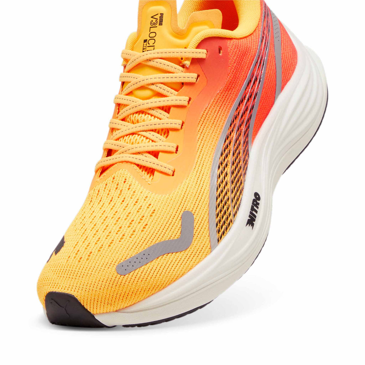 Puma Velocity Nitro 3 Fade chaussures de course à pied homme - Sunstream / Sunset Glow / Puma White