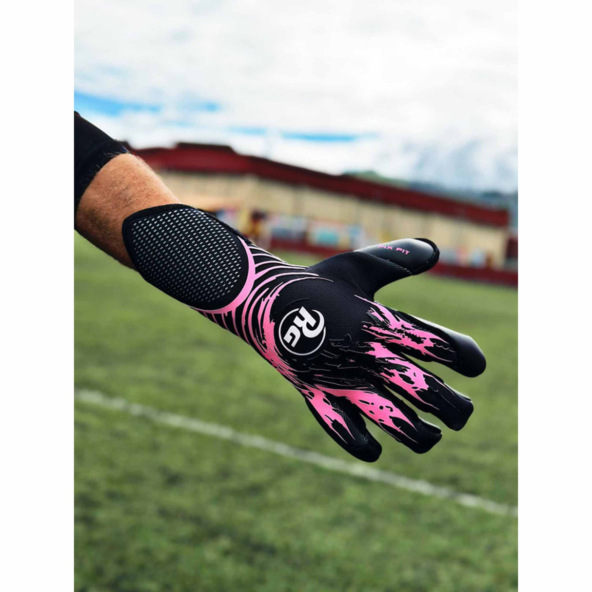 RG Goalkeeper Gloves Bacan CHR Limited Edition - Black / Pink