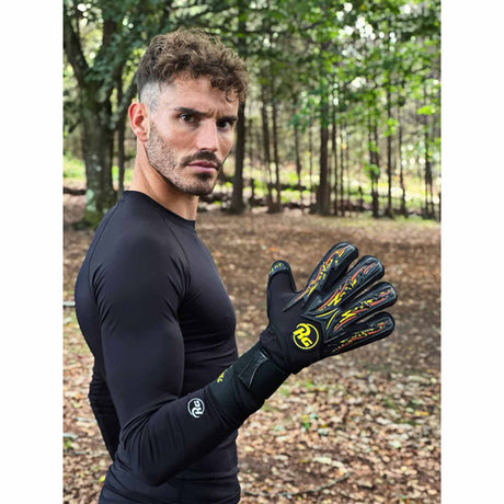 RG Goalkeeper Gloves Tuanis CHR - Noir / Jaune